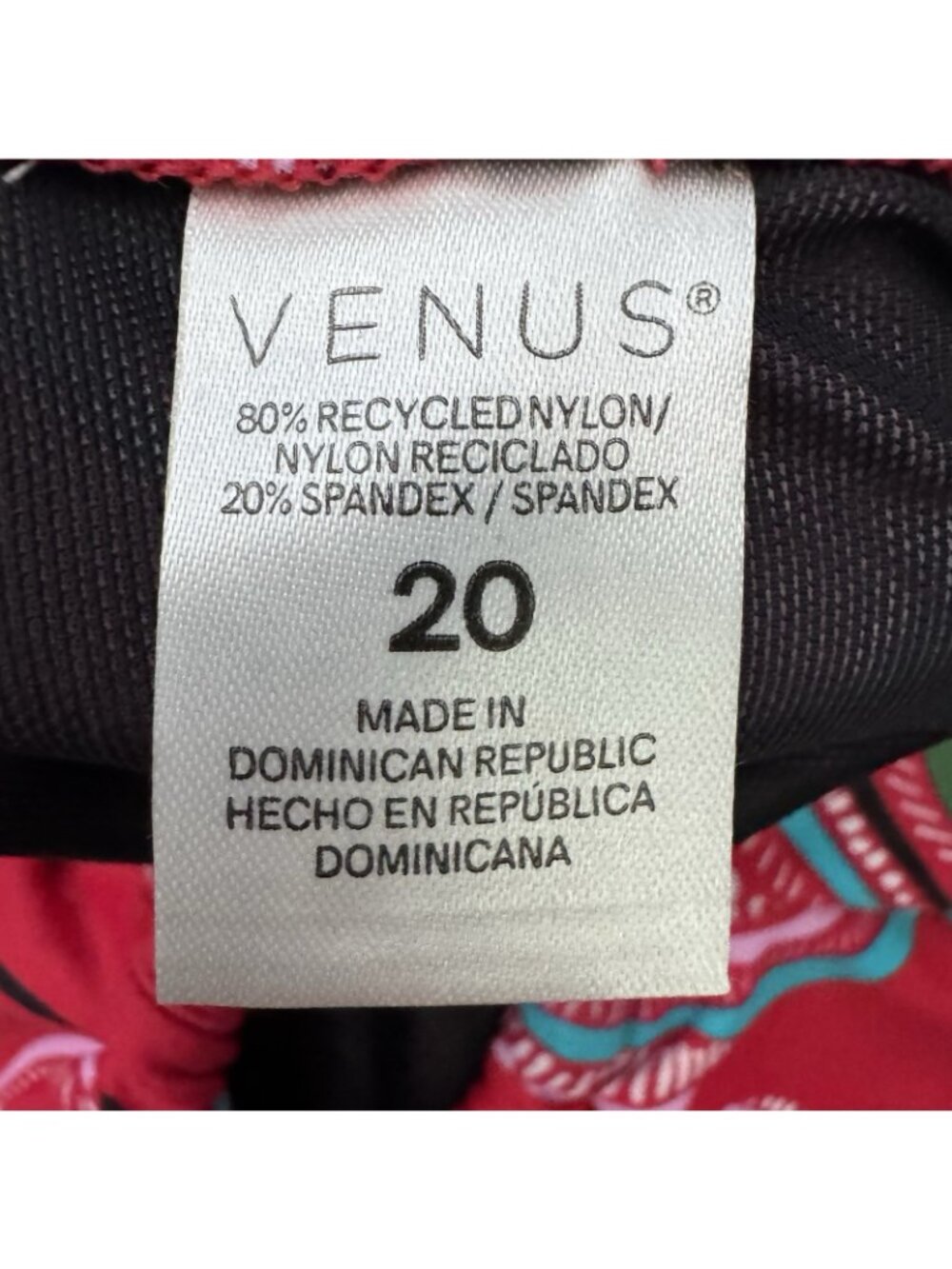 Venus Barbados One Piece Swimsuit 20 Pink Paisley Plunge Cutout O-Ring - Picture 6 of 9